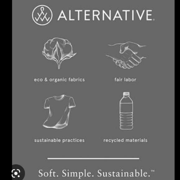 ALTERNATIVE APPAREL Adrian Eco Fleece Small Hooded Sweatshirt Green Hoodie - Picture 10 of 10